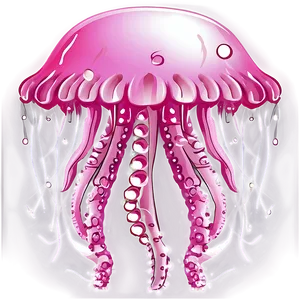 Pink Jellyfish PNG 12