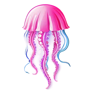 Pink Jellyfish PNG Ulx28