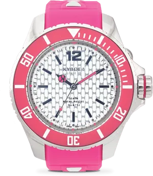 Pink K Y B O E Giant Watch PNG image