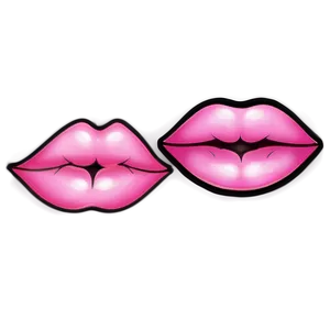 Pink Lips Emoji Png 53 PNG image