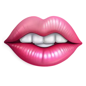 Pink Lips Emoji Png 90 PNG image