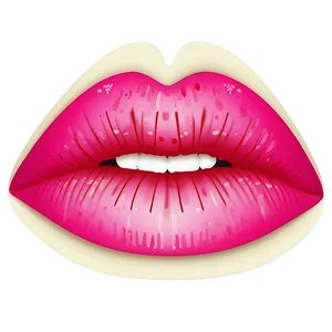 Pink Lips Vector PNG 06212024