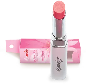 Pink Lipstick Product Display PNG image