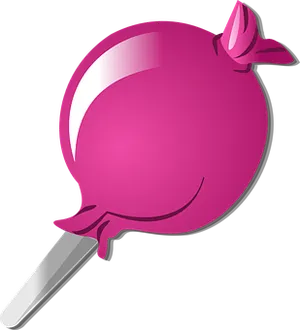 Pink Lollipop Illustration