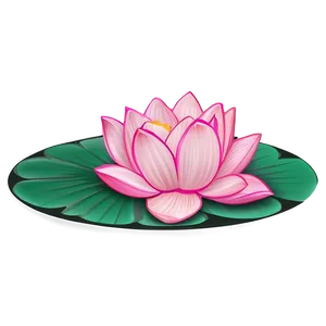 Pink Lotus Flower PNG 9