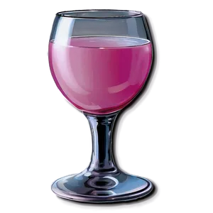 Pink Martini Glass PNG Aib PNG