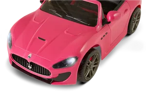 Pink Maserati Gran Turismo Sports Car PNG image
