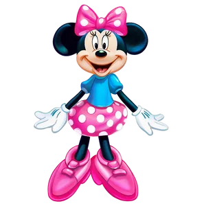 Pink Minnie Mouse Digital Art Png Iaf PNG image