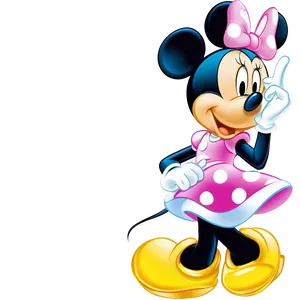 Pink Minnie Mouse For Kids Png 06212024 PNG image