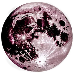 Pink Moon In Gothic Style PNG Iqr10 PNG