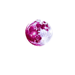 Pink Moon In Minimalist Art Png Ems20 PNG image