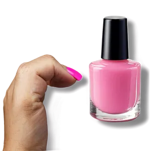 Pink Nail Polish PNG Gxu