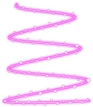 Pink Neon Arrow Sign PNG image