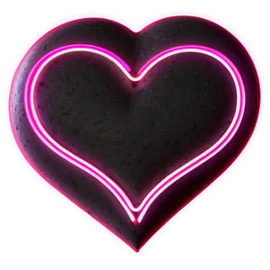 Pink Neon Heart Png Jaw3 PNG image