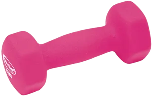 Pink Neoprene Coated Dumbbell
