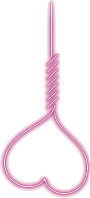 Pink Noose Graphic PNG image