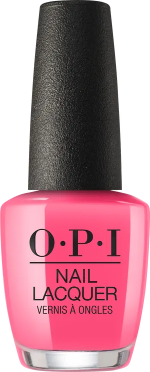 Pink O P I Nail Polish Bottle PNG image