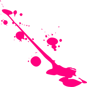 Pink Paint Splatter Graphic PNG image