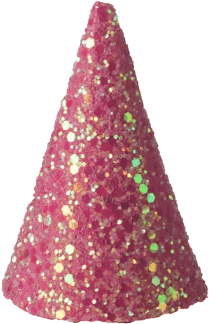 Pink Party Hat Sparkles PNG image