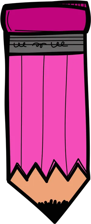 Pink Pencil Clipart PNG