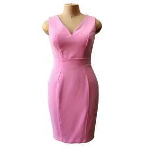 Pink Pencil Dress PNG Jwc
