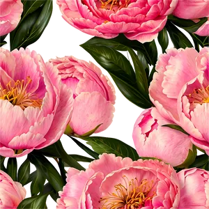 Pink Peonies PNG Csh41
