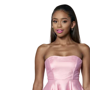 Pink Peplum Dress PNG Kuw PNG