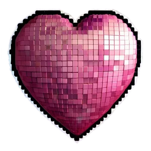 Pink Pixel Heart Png 19 PNG image