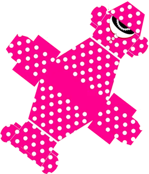 Pink Polka Dot Minnie Cutout PNG image