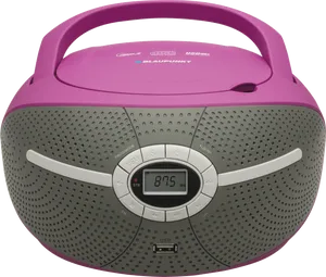 Pink Portable Boombox Blaupunkt PNG image