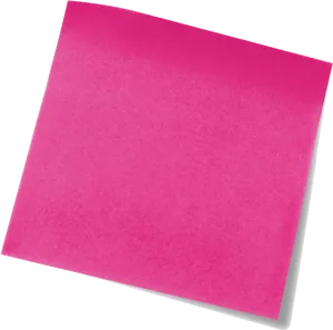 Pink Post It Note PNG image