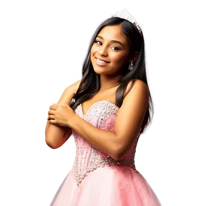 Pink Prom Dress PNG 56