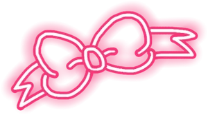 #pink #ribbon #bow #glowsticker - Graphics, Hd PNG Download PNG