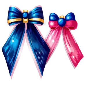 Pink Ribbon Bow Png Kcb PNG image