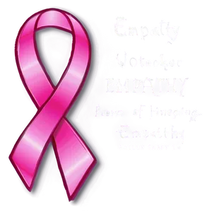 Pink Ribbon Empathy October PNG 16 PNG