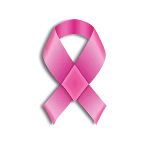 Pink Ribbon In Flat Design Png Hfb PNG image