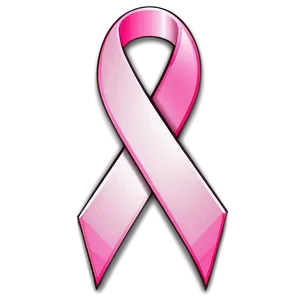 Pink Ribbon In Vector Png Ndm PNG image