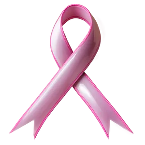 Pink Ribbon On White Background PNG Aet PNG