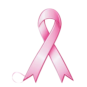 Pink Ribbon With Text PNG Hps PNG
