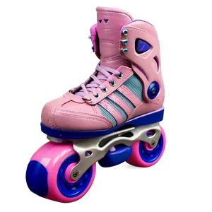 Pink Rollerblades PNG 06282024
