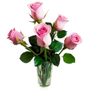 Pink Rose Arrangement PNG Bsy