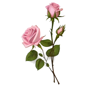 Pink Rose Bouquet PNG Yaa76