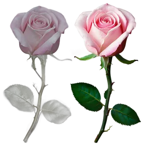 Pink Rose Emotion PNG Gft PNG