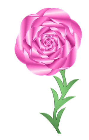 Pink Rose Graphic Art