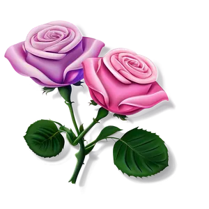 Pink Rose Icon PNG 05242024