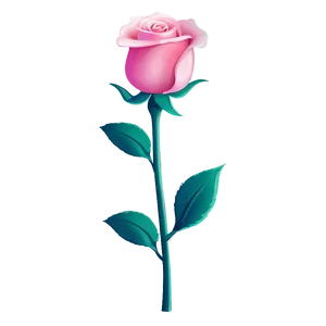 Pink Rose Icon PNG 35