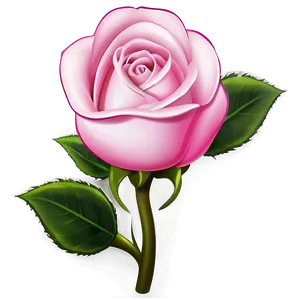 Pink Rose Icon PNG 65