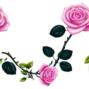 Pink Rose Theme PNG 05242024