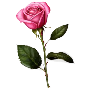 Pink Rose Theme PNG Yya