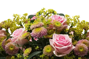 Pink Rosesand Mixed Flowers Bouquet